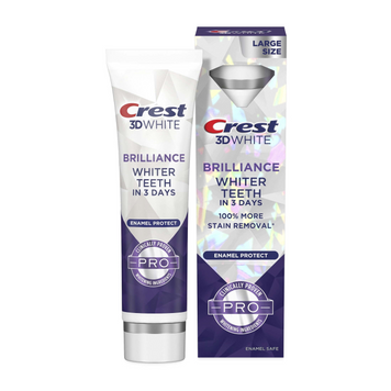 Pasta Crest 3D White - Brilliance PRO Enamel Protect 110ml. 030772112762 foto
